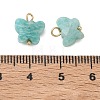 Natural Amazonite Pendants KK-D289-61G-04-3