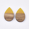 Resin & Walnut Wood Pendants RESI-T035-08D-2