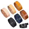 6Pcs Cowhide Leather Loop Keepers FIND-PH0062-15-1