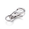 304 Stainless Steel Swivel Lobster Claw Clasps STAS-I117-01P-2