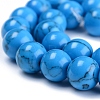 Synthetic Turquoise Beads Strand TURQ-H063-10mm-03-3