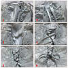 Satin Wedding Dress Back Tie Rope SRIB-WH0011-039B-5