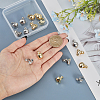 16Pcs 8 Style Alloy Clip-on Earring Findings FIND-CA0008-23-3