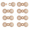 Zinc Alloy Snap Lock Clasps FIND-WH0149-96KCG-1