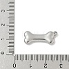 304 Stainless Steel Pendants STAS-F326-01P-3