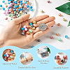 200Pcs 10 Colors Painted Glass Beads Strands GLAA-SW0001-03-5