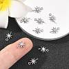 SHEGRACE Brass Clear Cubic Zirconia Charms XGRQ2O255-426P-5