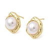 Brass Stud Earring EJEW-H180-03G-4