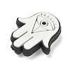 Evil Eye Theme Silicone Beads SL-CBACE28-03A-2
