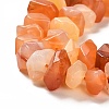 Natural Orange Botswana Agate Beads Strands G-N327-05-19-4