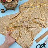 Aluminum Beaded Trim Mesh Ribbon Roll DIY-WH0750-413C-3