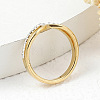304 Stainless Steel & Handmade Polymer Clay Rhinestones Finger Rings WG9A093-02-3
