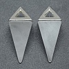 Natural Quartz Crystal Pendants KK-E757-D-02P-1