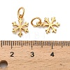925 Sterling Silver Christmas Snowflake Charms STER-P071-18G-3