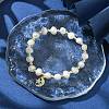 Natural Cultured Freshwater Pearl Beads Stretch Bracelets BJEW-JB10739-2