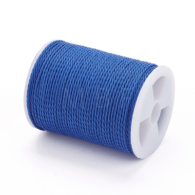 Round Waxed Polyester Cord YC-G006-01-1.0mm-08-1