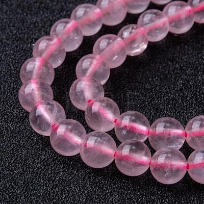 Natural Rose Quartz Bead Strands G-R173-4mm-04-1