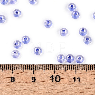 6/0 Transparent Inside Colours Glass Seed Round Beads X1-SEED-N006-004F-1