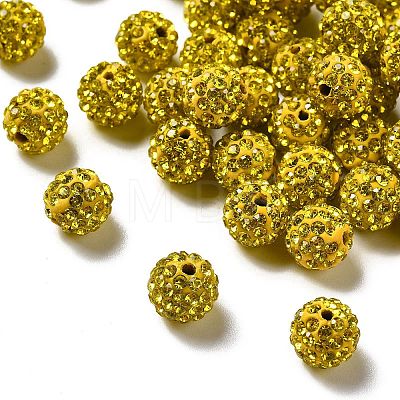 Pave Disco Ball Beads RB-A130-10mm-17-1