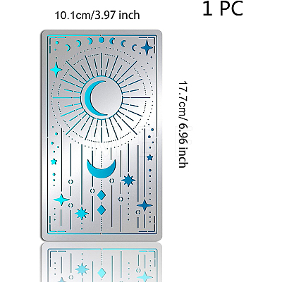 Stainless Steel Cutting Dies Stencils DIY-WH0242-216-1