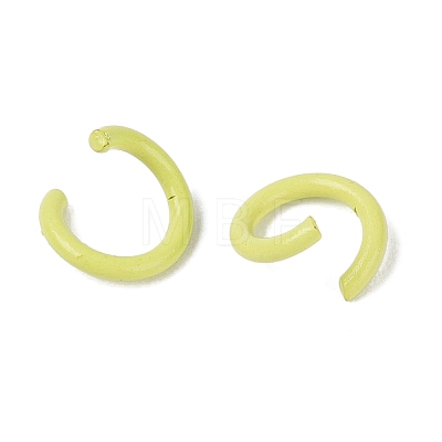 Spray Painted Iron Open Jump Rings IFIN-T017-04B-27-1