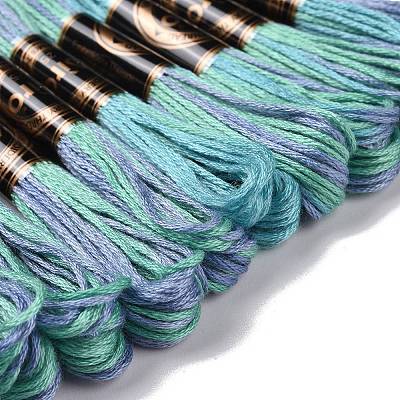 10 Skeins 6-Ply Polyester Embroidery Floss OCOR-K006-A30-1