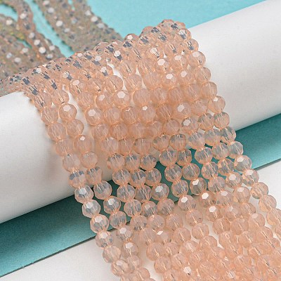 Imitation Jade Glass Beads Stands X-EGLA-A035-J4mm-D08-1