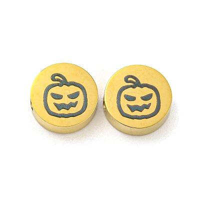 Halloween Theme 304 Stainless Steel Beads LS-STAS-M069-01C-G-1