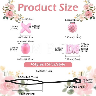 Acrylic Hair Braiding Twist Styling Tool Set DIY-FZC0002-01D-1