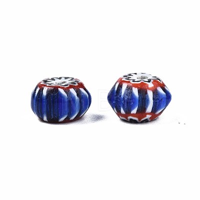 Handmade Millefiori Lampwork Beads LAMP-S197-019-1