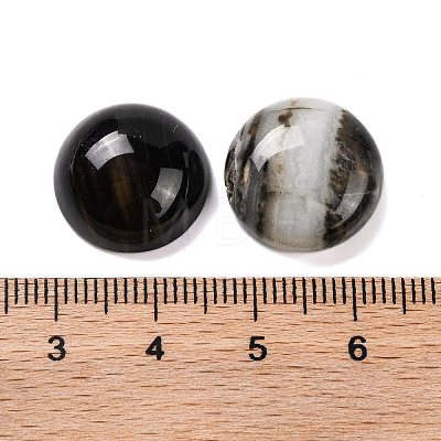 Natural Banded Agate(Dyed & Heated) Cabochons G-B085-02B-12-1