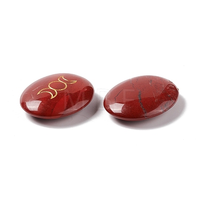 Natural Red Jasper Healing Massage Palm Stones G-E579-03C-1