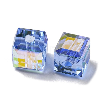 Electroplate Glass Beads EGLA-Z004-04A-08-1