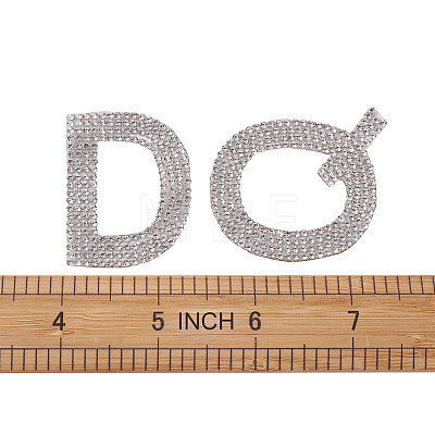 Craftdady Glitter Hotfix Rhinestone DIY-CD0001-10D-1