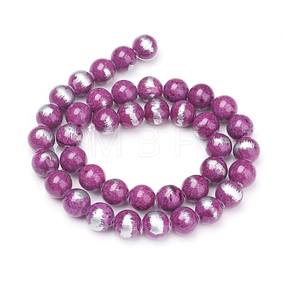 Natural Jade Beads Strands G-G833-10mm-05-1
