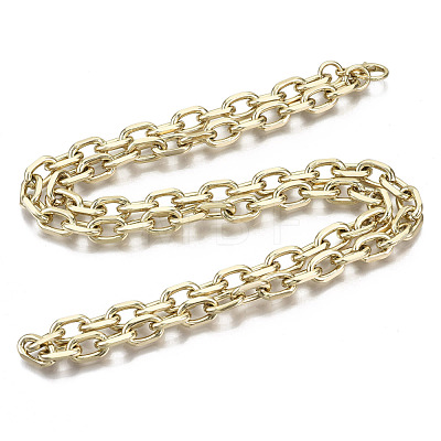 Iron Cable Chains Necklace Making MAK-N034-003A-KC-1