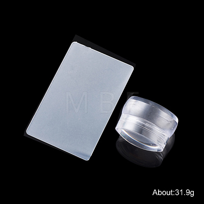 Silicone Nail Art Seal Stamp and Scraper Set MRMJ-Q061-002-1