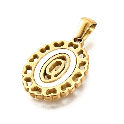 Golden 304 Stainless Steel Pendants STAS-K300-02G-Q-1