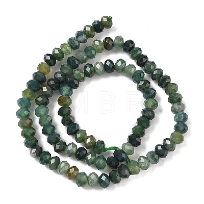 Natural Moss Agate Bead Strands X-G-D344-A11-1