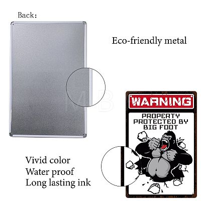 Metal Iron Sign Poster AJEW-WH0157-386-1