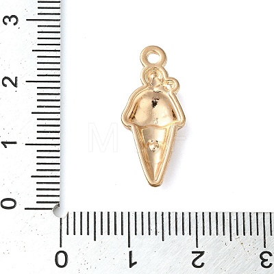 Light Gold Plated Alloy Enamel Pendants ENAM-U001-02F-KCG-1