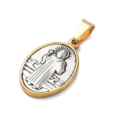 Religion 304 Stainless Steel Pendants STAS-H264-13H-ASG-1