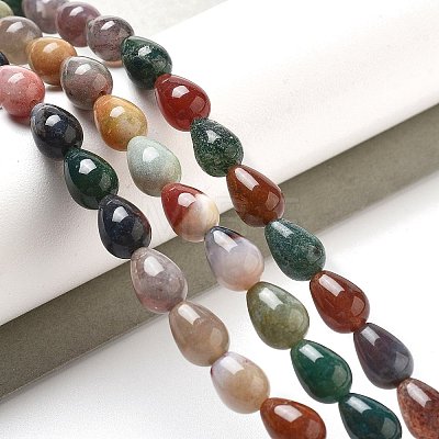 Natural Indian Agate Beads Strands G-B106-A21-01-1