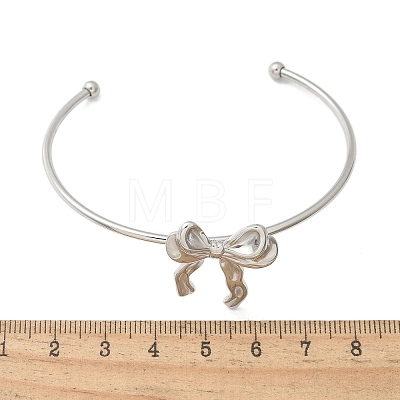 304 Stainless Steel Cuff Bangles BJEW-B107-01P-1