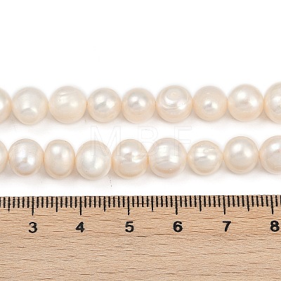 Natural Cultured Freshwater Pearl Beads Strands PEAR-I007-07J-06A-1