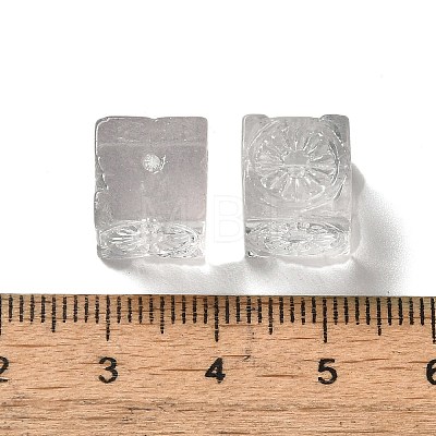 Transparent Glass Beads GLAA-D025-02G-1