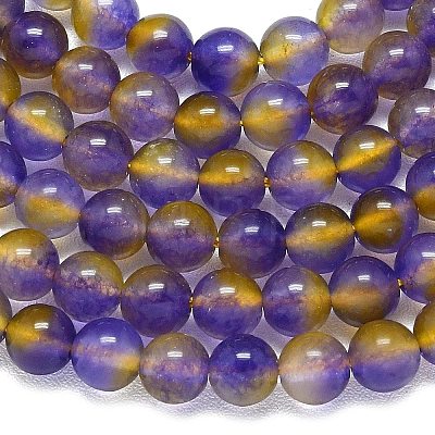 Natural Malaysia Jade Beads Strands G-B165-C04-6mm-1