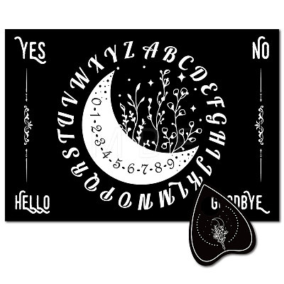 Pendulum Dowsing Divination Board Set DJEW-WH0324-057-1