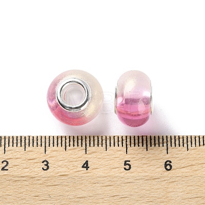 Two Tone Resin European Beads RESI-M001-02B-1