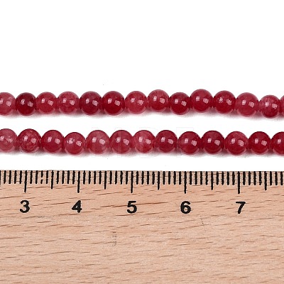 Natural Striped Stone Beads Strands X-G-D315-A01-05-4mm-1